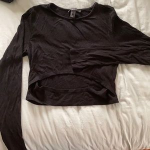 Forever 21 Longsleeve Crop Top